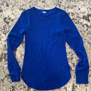 EUC women’s Old Navy medium royal blue thermal